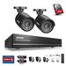 SANNCE 8-Channel HD 1080N Home Security System DVR and 4X 720P Indoor/Outdoor Weatherproof Cameras-1TB Hard Drive Disk