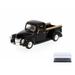 Diecast Car & Display Case Package - 1940 Ford Pick Up truck Black - Motor Max 73234AC - 1/24 Scale Diecast Model Toy Car w/Display Case