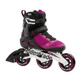 Rollerblade Macroblade 100 3WD Womens Adult Fitness Inline Skate Sz 8.5 Violet