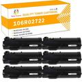 Toner H-Party 6-Pack Compatible Toner Cartridge Replacement for Xerox 106R02722 Used for Xerox WorkCentre 3615DN 3615DNM Phaser 3610DN 3610DNM 3610N 3610YD Printer Toner Ink Black