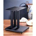 13 in. H Iron Center Channel Speaker Stand - Black