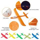 Foam Airplanes for Kid Airplane Toys Throwing Glider Plane Styrofoam Airplanes for Kids Red