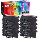 Amstech 10-Pack Compatible for Brother TN850 High Yield Toner Cartridge Black for Brother TN-850 for Brother DCP-L5500DN HL-L5000D L6200DWT L6250DW MFC-L5700DW L5900DW L6700DW L6750DW Printer Ink