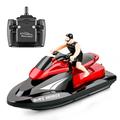 Carevas 809 RC Motorboat RC Boat High Speed Remote Control Boat for Pools Lakes 2.4Ghz Waterproof Toy for Kids Boys and Girls