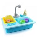 Patgoal Pretend Kitchen Sink Play Set with Running Water Role Play Toys For Kids Girls Play Kitchen for Toddlers Water Play Toddler Water Toys Play Kitchen Kids Kitchen Playset Toy Kitchen