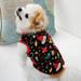 Christmas Dog Clothes Pet Shirts Breathable Puppy Vest Printed Christmas Snowman Reindeer Santa Claus Dog Shirts for Soft Outfit Dogs and Cats