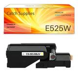 E525W Toner Cartridge Replacement for Dell E525W E525 525w to use with E525w Wireless Color Printer for 593-BBJX 593-BBJU 593-BBJV 593-BBJW