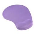 Unique Bargains Notebook Purple Gel Comfort Wrist Rest Cushion Anti Slip Mouse Mice Pad Mat