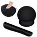 Gel Mouse Pad with Wrist Support Wrist Rests and Keyboard Wrist Rest Comfortable Computer Mouse Pad for Laptop Pain Relief Mousepad with Non-slip Base for Office & Home