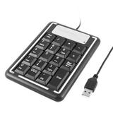 Unique Bargains USB 2.0 19 Keys Numeric Number Keypad Keyboard Black for Laptop