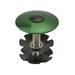 Alta Headset Alloy Bike Headset Tap 1 1/8 Caps Multiple Colors (Green)