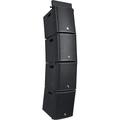 Sound Town ZETHUS Series Line Array Speaker System with Four Compact 6 x 3 Line Array PA Speakers and One Flying Frame Black (ZETHUS-M3X4)