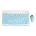 SuoKom Wireless Keyboard and Mouse Combo Compact Ultra Slim Portable Slient 78-Keys Keyboard Mouse Office School Supplies for Computer Desktop PC Laptop Tablet