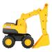 NUOLUX Car Model Baby Beach Toy Plastic Car Toy Sand Holder Toy Early Learning Toy Size M Yellow (Excavator)