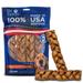 Pet Factory 100% Made in USA Beefhide 7 Braided Sticks Dog Chew Treats - Peanut Butter Flavor 6 Count/1 Pack Braid Sticks (7in) Peanut Butter 6 Count (Pack of 1)