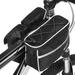 Lixada Cycling Bike Top Tube Bag with Rain Cover Waterproof Mountain Bicycle Front Frame Pannier Bag Pack