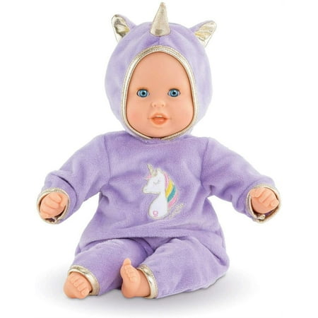 Corolle Mon Premier Poupon Bebe Calin Unicorn - 12 Baby Doll with Hooded Unicorn Outfit #100490