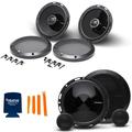 Rockford Fosgate a Pair of P165-SI Punch 6.5 Components with a Pair of P1650 Punch 6.5 Coaxial Speakers