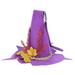 Eastshop Felt Witch Hat Costume Accessory Non-slip Beautiful Maple Leaf Mushroom Ornament Halloween Witch Hat