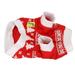 Dog Christmas Vest Pullover Design Easy To Wear Breathable Polyester Dog Clothes For Role Playing Events For Theme Parties L