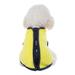YUEHAO Pet Supplies Pet Dog Autumn/winter Clothing Warm Velvet Soft High Collar Zipper Vest Pet Clothing Large Dog Small Dog Yellow
