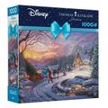 Ceaco 1000-Piece Thomas Kinkade Holiday Cinderella Bringing Home the Tree Interlocking Jigsaw Puzzle