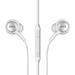 Premium White Wired Earbud Stereo In-Ear Headphones with in-line Remote & Microphone Compatible with Google Nexus 4