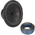 Kicker 48CWR122 CompR 12 Subwoofer DVC 2-ohm - Includes Speaker Wire