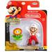 World of Nintendo Super Mario Fire Mario Action Figure (with Flower)