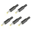 5 Pcs 4.8mm x 1.7mm Straight Male DC Power Jack Solder Connector Adapter