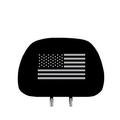 Yupbizauto New Interchangeable Car Seat Headrest Cover Universal Fit for Cars Vans Trucks - One Piece (American Flag)