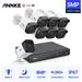 ANNKE 8-channel NVR Video Security Cameras System System 8pcs 5MP PoE Turret Cameras For Home Indoor Outdoor NO Hard Drive