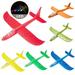 Airplane 18.9 Inch Manual Foam Flying Glider Planes Throwing Fun Challenging Games Outdoor Sports Toy Model Air Plane Four Flight Modes for Boys Girls