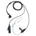 2-Wire Acoustic Tube Surveillance Earpiece Headset for Motorola MV21CV Two Way Radio
