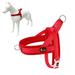 Plutus Pet No Pull Dog Harness with Breathable Mesh Padded Adjustable Reflective Escape Proof Dog Harness Quick Fit Dog Vest Harness for Small Medium Large Dogs(S Red)