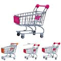 Cheers.US Bestsupplier Mini Supermarket Handcart Toy Mini Shopping Cart Supermarket Handcart Shopping Utility Cart Mode Storage Toy