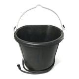 18 Qt Heated Flat-Back Rubber Bucket
