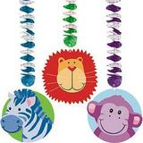 3 Jungle Animals Dangling Cutouts