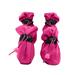 YUEHAO Pet Supplies Breathable Non-Slip Outdoor Pet Shoes Cover Soft Sole Foot Cover Pink