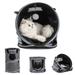 Pouseayar 3 in 1 Cat Bed Foldable Tunnel Pet Travel Carrier Bag Toy with Plush Balls