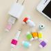 12 Pieces Charger Cable Saver Cable Wire Protector USB Data Cable Protective Anti Break Cover Sleeve Compatible for iPhone Charging Cable Color Random