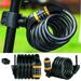 Cheers.US Bike Lock Cable Bike Lock Chain Heavy Duty Anti-Theft Bicycle Lock Waterproof Stainless Steel Cable Bike Lock