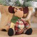 Lovehome Santa Snowman Deer Fabric Pendant Xmas Tree Ornaments Christmas Home Decorations