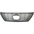 Grille Assembly Compatible With 2007-2009 Lexus LS460 2008-2009 LS600h Primed Dark Gray Shell and Insert