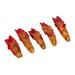 Sanwood 5Pcs Bloody Finger Props Simulation Party Supplies Plastic Halloween Bloody Finger Horror Props for Haunted House Novelty & Gag Toys