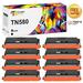 Toner Bank Compatible Toner Cartridge Replacement for Brother TN580 Work with HL-5240 HL-5250DN HL-5340D HL-5370DW DCP-8060 DCP-8065DN MFC-8660DN High Yield Printer Ink (Black 8-Pack)