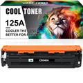 Cool Toner Compatible for HP 125A Laserjet Toner Cartridge Black Replacement for HP 125A CB540A works with HP Color LaserJet CP1215 CP1515N CP1518NI CM1312 Printers High Yield Ink (Black 1-Pack)