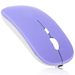 Bluetooth Rechargeable Mouse for Lenovo Yoga C940 2-in-1 Laptop Bluetooth Wireless Mouse Designed for Laptop / PC / Mac / iPad pro / Computer / Tablet / Android Violet Purple