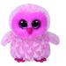 TY Beanie Boos - Twiggy the Pink Owl (Glitter Eyes) Small 6 Plush