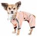 Dog Helios Torrential Shield Waterproof Multi-Adjustable Full Bodied Pet Dog Windbreaker Raincoat - Peach Medium